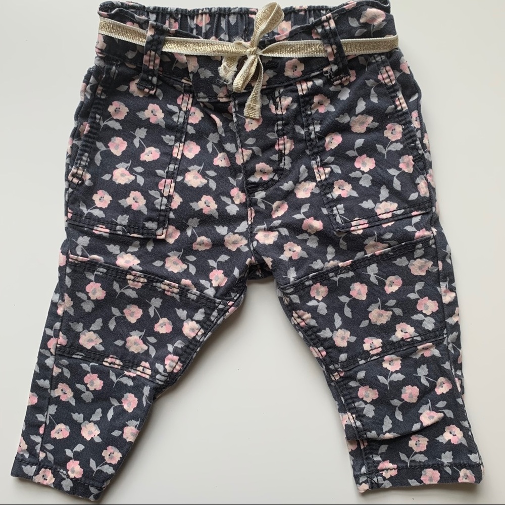 Osh Kosh B’Gosh Floral Jeans - 6M